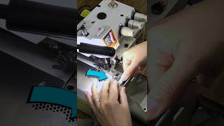 Serge the side seams of the shirt #pdfsewingpattern  #sewingtips #sewingtutorial
