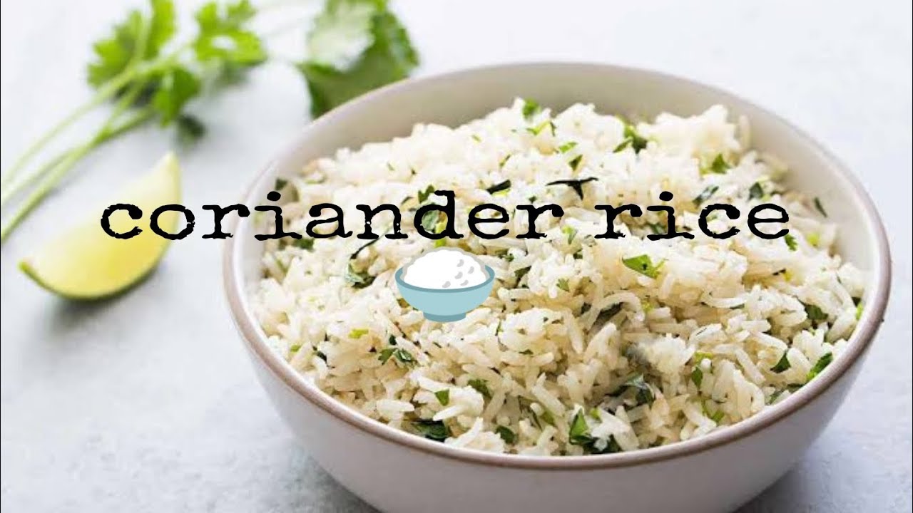 Coriander rice recipe by Sumbul Fatima| Easy recipe for lunch | Vlogs ...