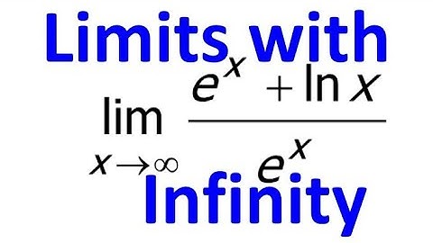 1.3B  Finding Limits Involving Infinity