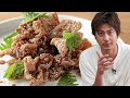 【最強唐揚げ❗️】実はコレ、、豚こま肉で作るカリッカリ唐揚げなんです❗️鶏肉とは違う旨さがある❗️#唐揚げ#豚肉#豚こま肉#揚げもの#料理#cooking