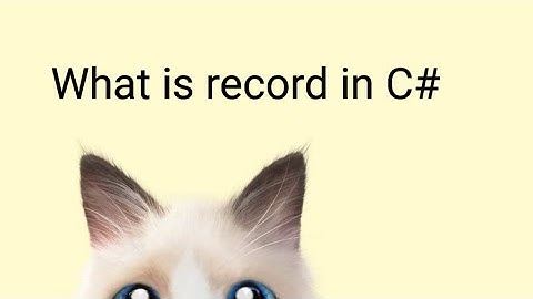 Quick C# Record Types in 10 Minutes: Simplify Your Code!
