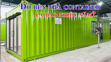Độ bền nhà container vượt trội so với cách nhà lắp ghép, nhà tấm panel, tấm bê tông ...