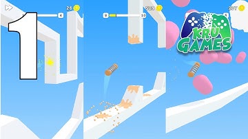 Bouncy Stick Gameplay Walkthrough #1 (Android, IOS)