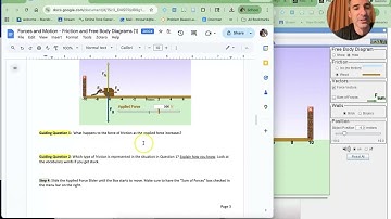 Explaining PHET friction lab