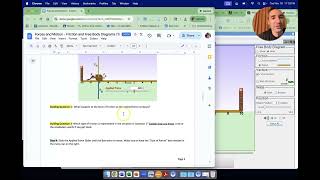 Explaining PHET friction lab