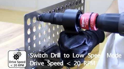 Sigma #GM12 ULTRA HEAVY DUTY Rivet Nut Drill Adapter Cordless or Electric power tool accessory