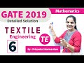 GATE 2019 Solution I TE I Textile Engineering I Mathematics I GATE Maths