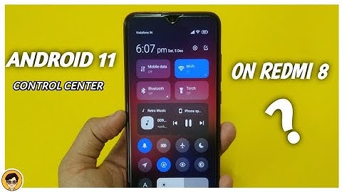 🔥Get Android 11 MIUI 12 Control Center On Your Phone 📱 Ft- REDMI 8.