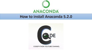 How to install Anaconda 5.2.0