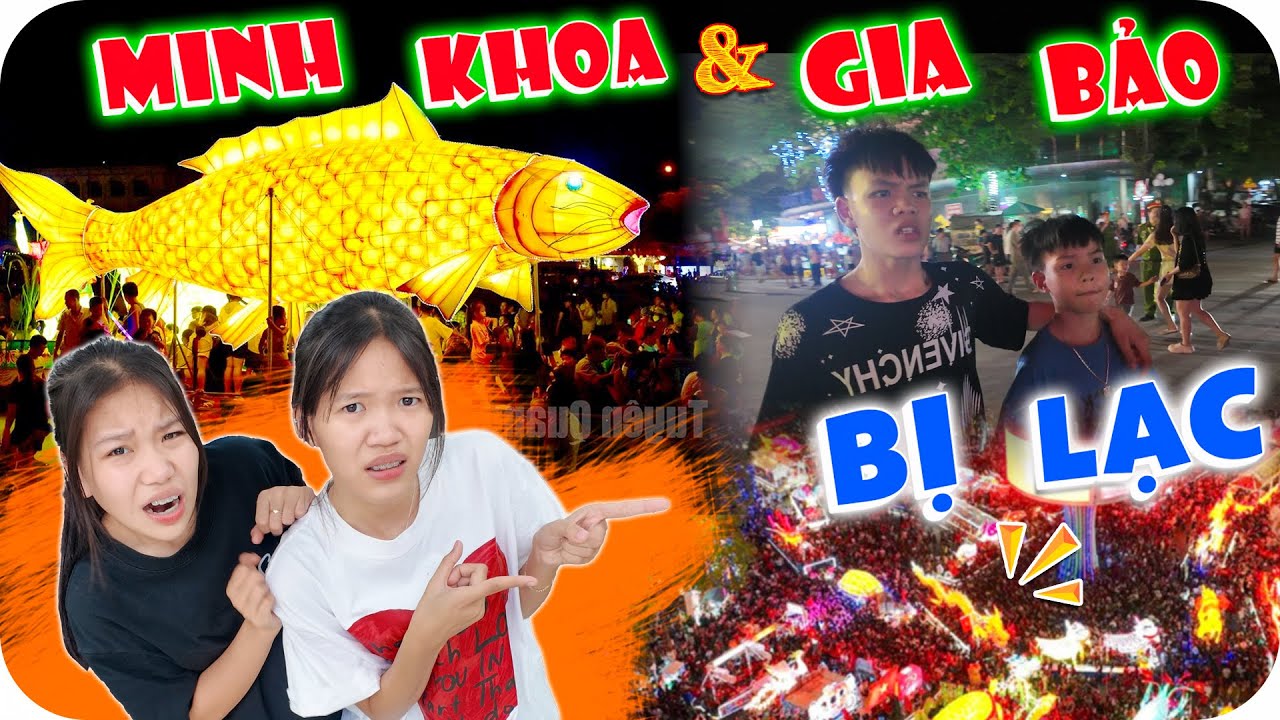Biến Căng ! Đi Xem Rước Đèn Trung Thu Khổng Lồ - Lạc Mất Minh Khoa Gia Bảo | Min Min TV Minh Khoa
