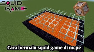 Cara membuat permainan Squid game di minecraft be