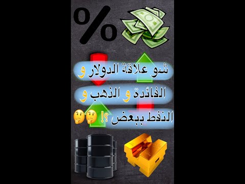 علاقة سعر الدولار و النفط و الذهب و الفائدة ببعضها 