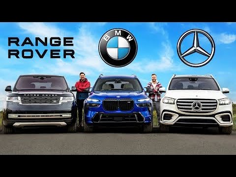 Range Rover 2024 года, BMW X7 и Mercedes GLS // Короли внедорожников встречаются лицом к лицу