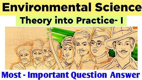 Important Questions with Answer | ENVIRONMENTAL SCIENCE:THEORY INTO PRACTICE I