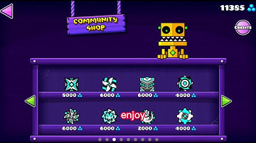 How to unlock community shop in geometry dash