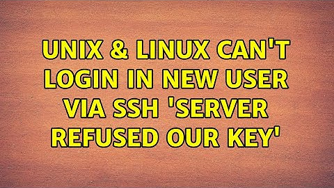 Unix & Linux: Can