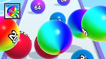 Ball Run 2048 | All Levels Gameplay Walkthrough (iOS, Android) [ Part 2]