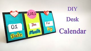 Teacher&#39;s Day Gift idea | How to make a 2021 desk calendar | new year paper crafts for school | DIY