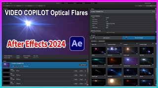 After Effects 2024 VIDEO COPILOT_ Optical Flares install and Review