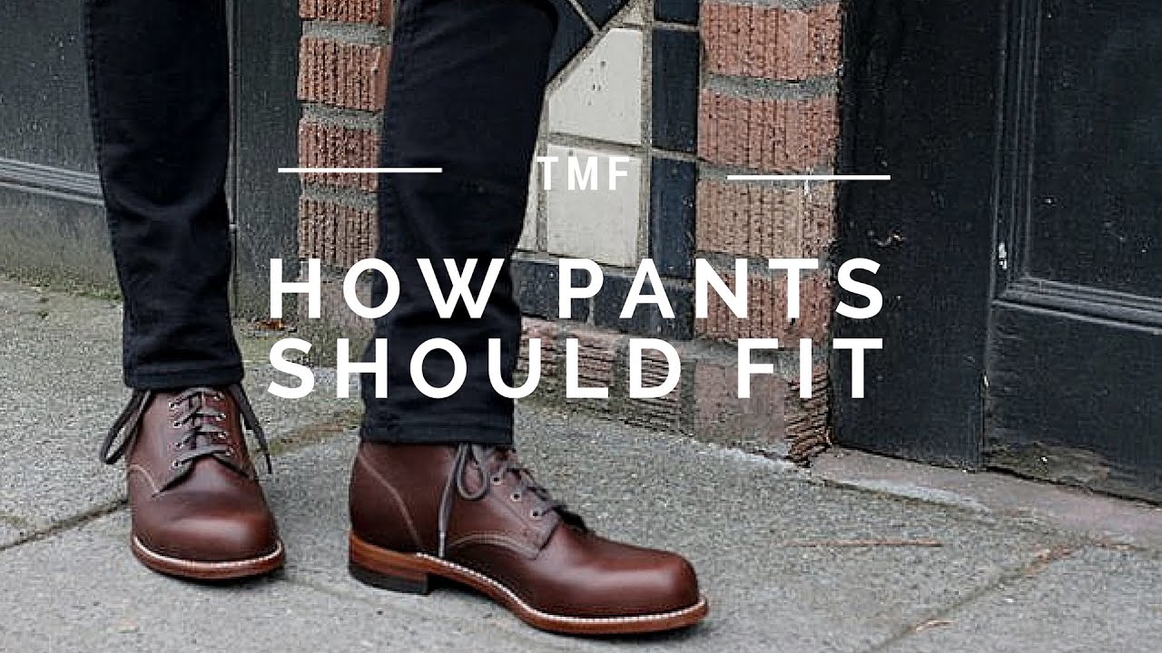Getting the Right Fit on Trousers/Pants - YouTube