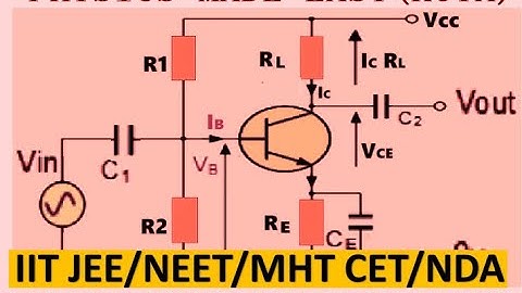 LOGIC & OR GATE; AND GATE; POWER AMPLIFICATION; P-N-P TRANSISTOR; COMMON EMITTER AMPLIFIER / JEE-34;