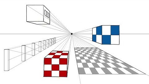 How to draw equal spaces in 1 point perspective