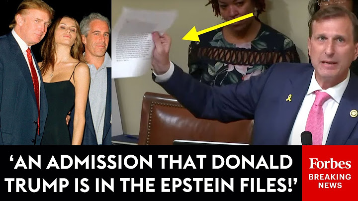 BREAKING NEWS: Dan Goldman Claims Trump's Own Truth Post Reveals He's In The Epstein Files
