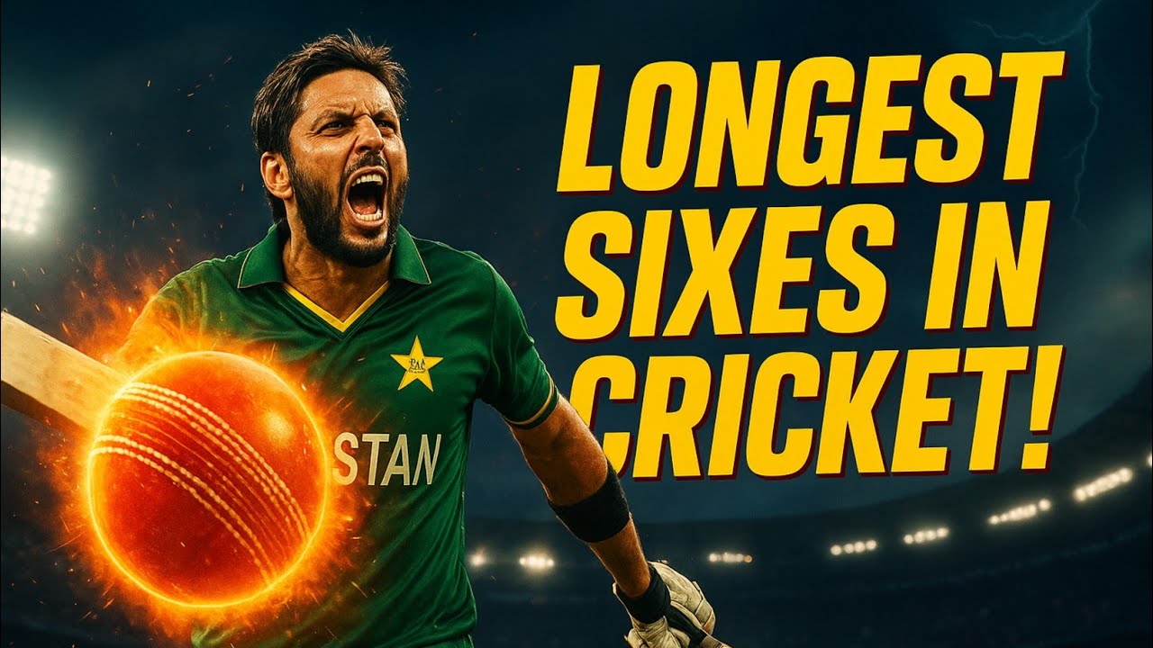 Top 10 Longest Sixes in Cricket History 🔥 - YouTube