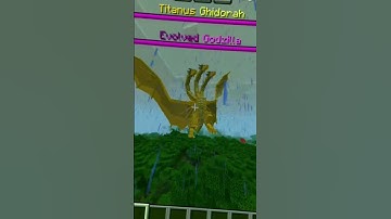 Evolved Godzilla VS Ghidorah MCPE