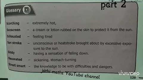 8th std English Term-1 Unit-3 prose: Being Safe part-2 T.N syllabus
