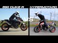KTM 890 Duke R vs Ducati Hypermotard