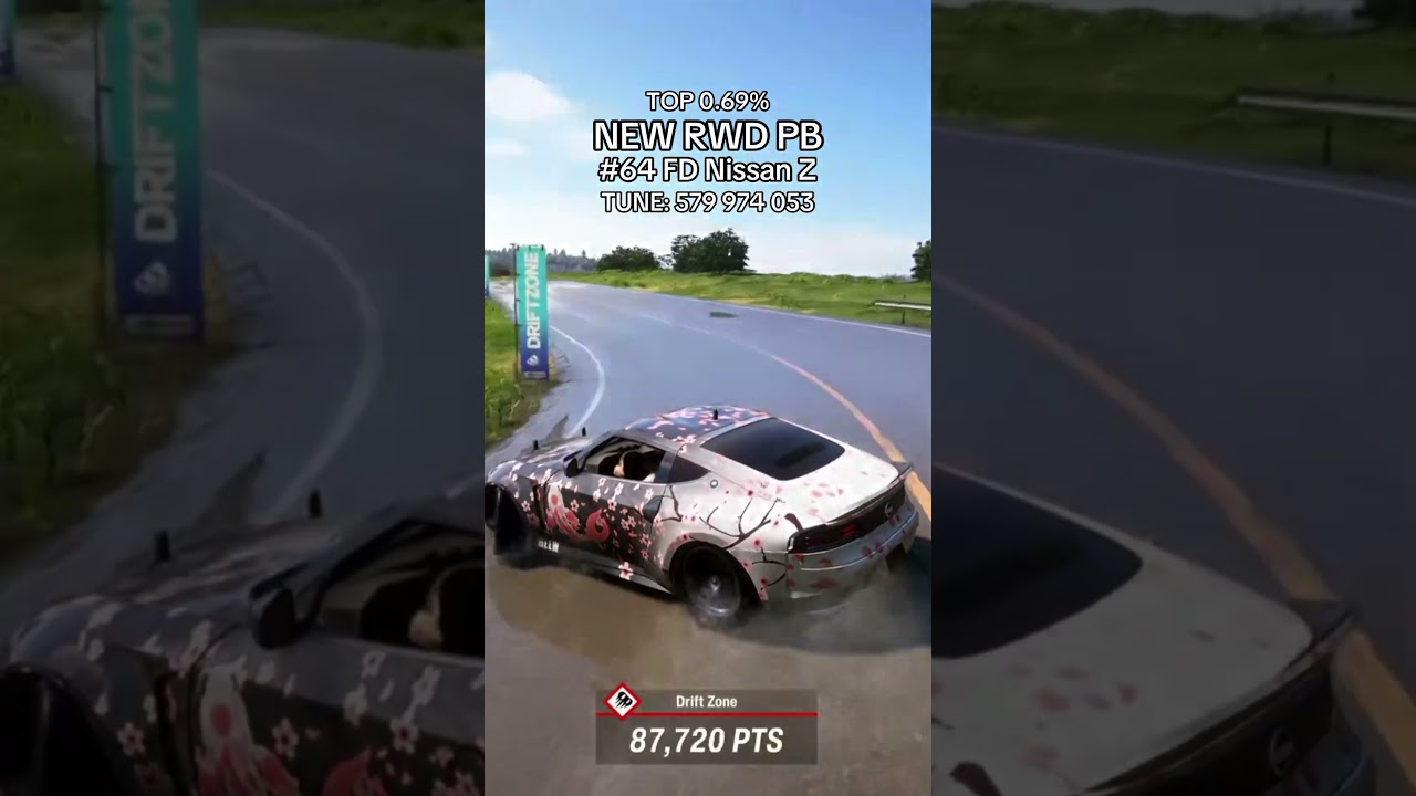 RAIN + DRAGS #forza #forzahorizon6 #drift #drifting