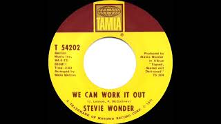 1971 HITS ARCHIVE: We Can Work It Out - Stevie Wonder (mono 45)
