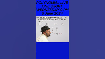 Polynomial class 10 chapter 2 Find the value of k?? #maths #class10maths #class10mathsquestions