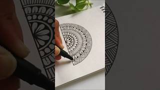 Draw Half Mandala With Me