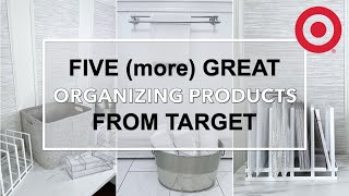 FIVE (more) GREAT ORGANIZING PRODUCTS FROM TARGET: Target Organization Ideas for your Home by The Organization Station 4,878 views 3 years ago 6 minutes, 45 seconds