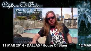 CHILDREN OF BODOM - 2014 North American Tour (TEXAS)