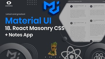 React Material UI Tutorial | 18. React Masonry CSS