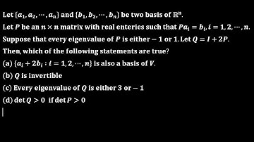 csir net june 2016 linear algebra || linear transformation and its properties