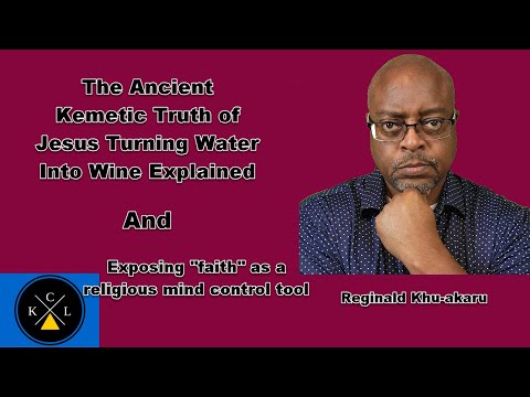 Jesus turning water into wine explained esoterically and exposing religious mind control