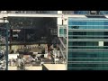 Fire at the new Hard Rock Guitar building, Ft. Lauderdale, Florida.