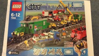 LEGO 7898 Cargo Train Deluxe Unboxing, Speedbuild and Review