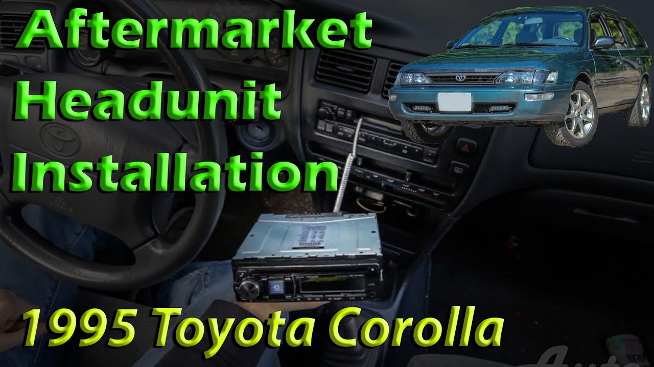 Head Unit Upgrade 93-97 Toyota Corolla - YouTube