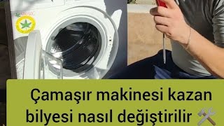 Vestel çamaşır makinası kazan bilyası değişimi çok pratik maliyet 150 TL!  #idrisusta #fyp