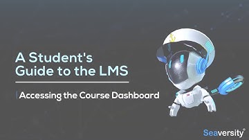 Seaversity eLearning - Accessing the Course Dashboard