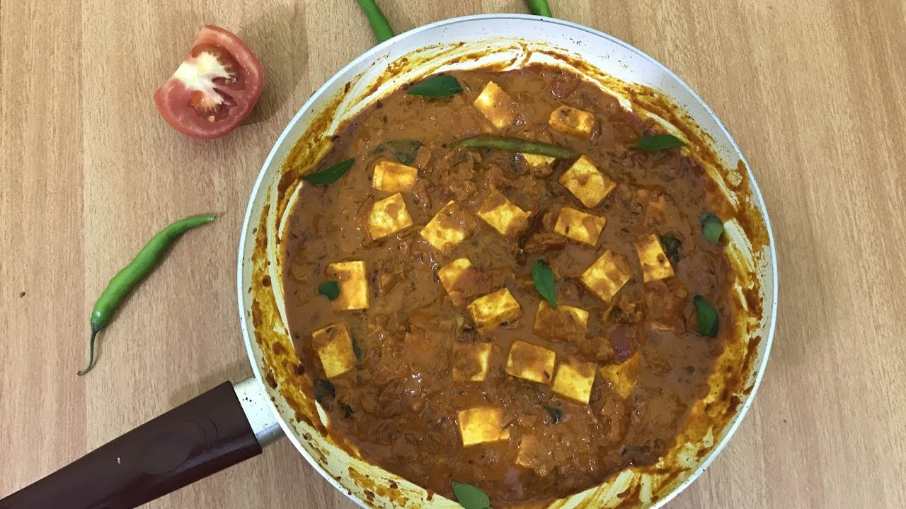 Paneer Masala Paneer in Coconut Milk Gravy YouTube