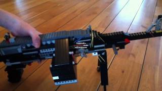 Lego Electric Machine Gun (working)