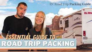 Essential Packing Guide for an RV Road Trip! HOW TO MAXIMIZE SPACE - ft. @LloydandMandy​