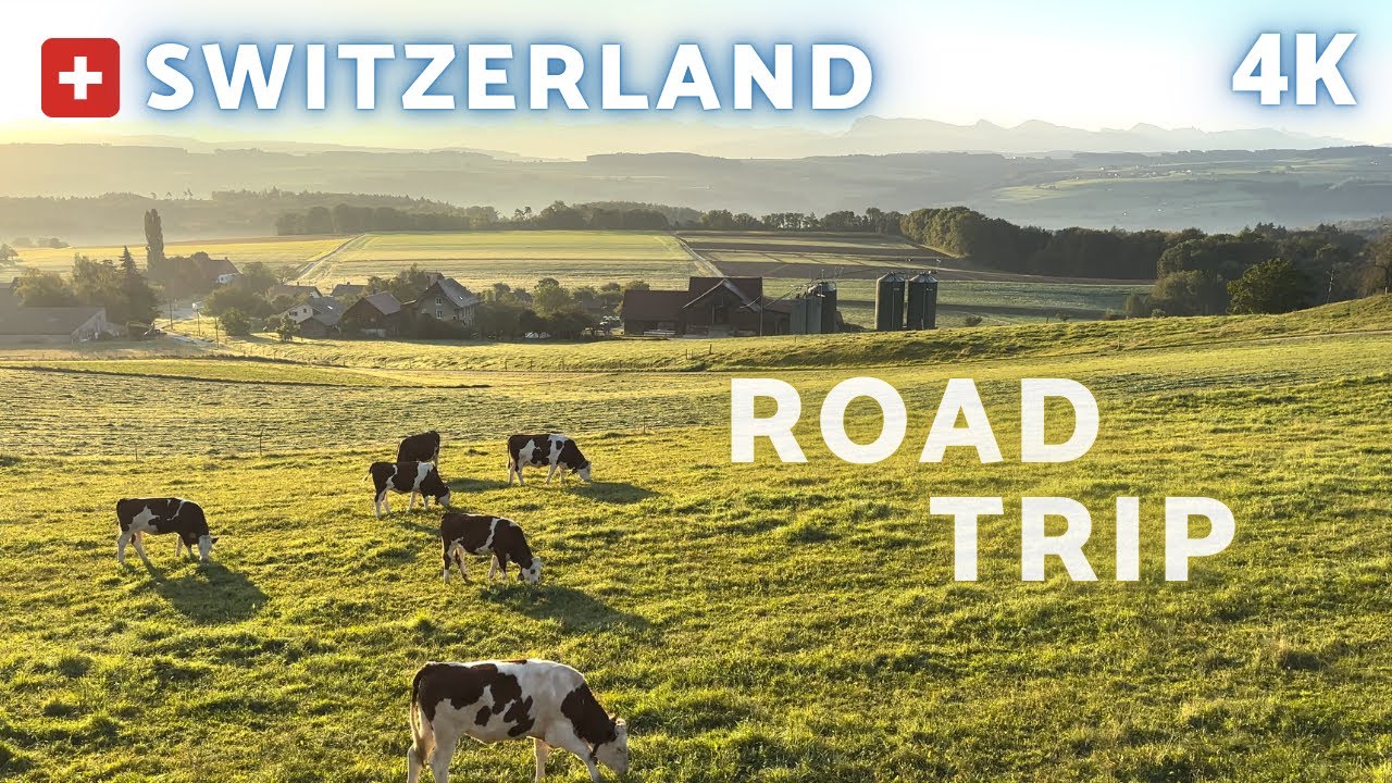 [4K] ROAD TRIP - ON THE PATHS OF ROMANDIE | SWITZERLAND