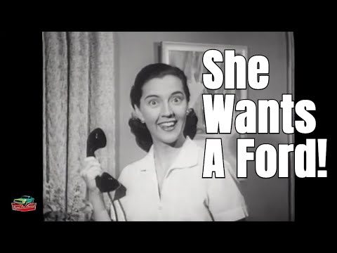 50年代のお母さんたちもフォード車が欲しい 希少な1953年製自動車コマーシャル